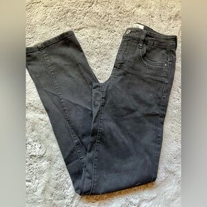 2016 Parasuco stretch strait leg black jeans size 4 X 32